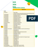 Kalender Akademik