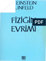 Albert Einstein - L Infeld Fiziğin Evrimi