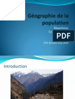 Geographie de La Population