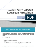 Analisis Rasio Laporan Keuangan Perusahaan (tambahan)