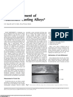 Grain Refinement of Aluminum Casting Alloys : G.K. Sigworth and T.A. Kuhn, Alcoa Primary Metals