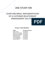 Case Study On: Laurs and Bridz: Implementation of A Customer Relationship Management Solution