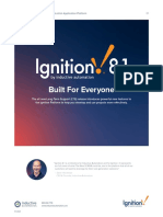 Built For Everyone: 01 Product Data Sheet: Ignition 8.1 Industrial Application Platform