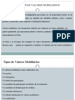 Unidade 3 - Principais Valores Mobiliarios