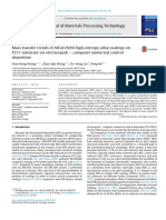 Mass Transfer Trends of AlCoCrFeNi High-Entropy Alloy Coatings On TC11 Substrate Via Electrospark - Computer Numerical Control Deposition