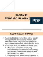 Audit - BAGIAN 11 - RISIKO KECURANGAN