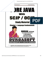 Theprogrammersfirst - Durga Sir Core Java SCJP - OCJP Notes