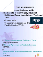 Chapter 2 The Agreements 1 Overview: A Navigational Guide 1.the Results of The Uruguay Round of Multilateral Trade Negotiations: The Legal Texts