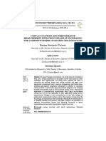 Cost Accounting and Performance Measurement With The Purpose of Increasing The Competitiveness of Sports Organizations Bojana Novićević Čečević