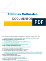Enlaces Documentos Politica Cultural