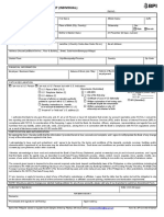 Customer Information Sheet (Individual)
