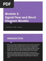 FME 326 - Module 5 - Signal Flow and Block Diagram Models