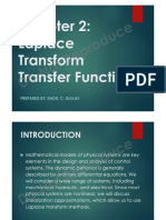 Laplace Transform Transfer Function: Prepared By: Engr. C. Dullas