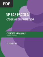 Caderno Do Professor - Ensino Médio 3a Serie Ciências Humanas 1o Sem
