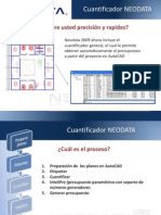 Generar presupuesto automático con Neodata Cuantificador