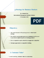 Pricing Strategy for Business Markets