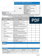 Candidate Assessment Form - Nmtronics India Pvt. LTD