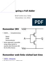 2021 - 12 - 13 - Full Adder ... Addition ... ALU