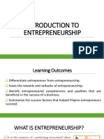 Chapter 1 Introduction To Entrepreneurship