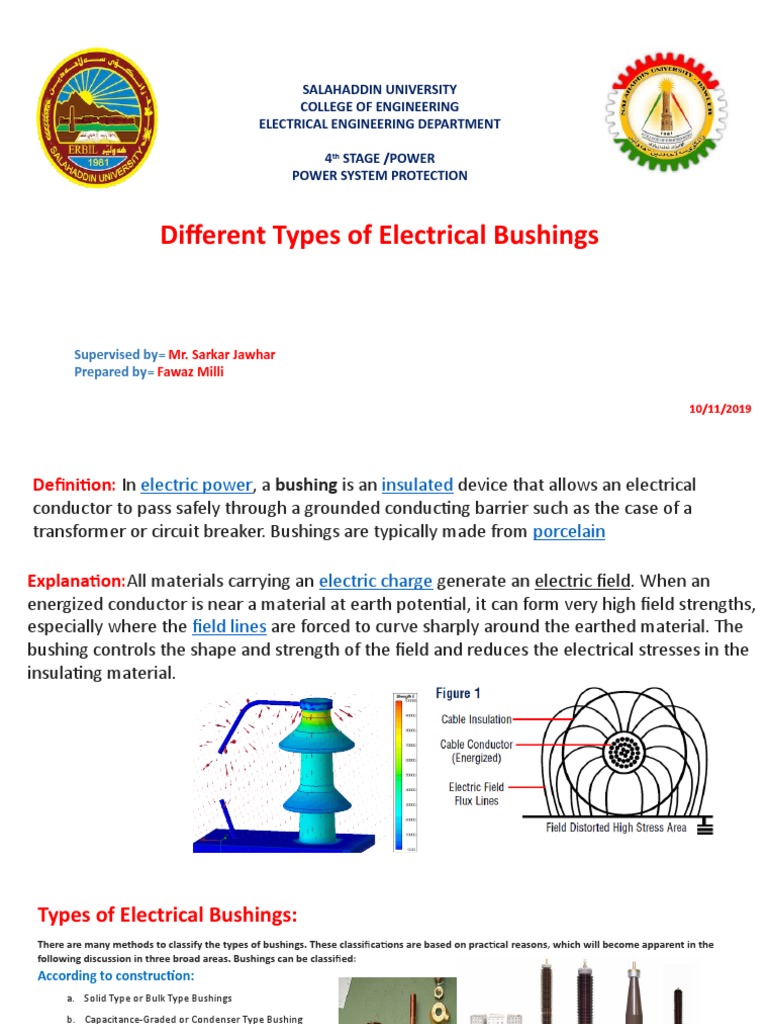 Different Types of Electrical Bushings PDF Insulator (Electricity