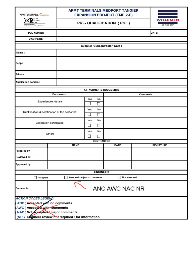 NAC Qualification Review Summary | PDF