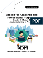 EAPP11 Q1 Module2 Academic-Writig-In-Practice Version3