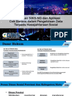 Penggunaan SIKS-NG Dan Aplikasi Cek Bansos Dalam Pengelolaan DTKS