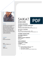 Saikat Dey: Mechanical Engineer