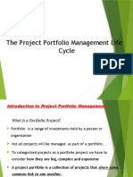 The Project Portfolio Management Life Cycle