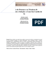 Gestão de Pessoas e as Técnicas de Recrutamento e Seleção 2014 (1)