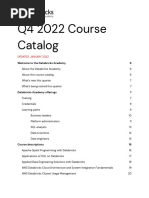 Customer Course Catalog