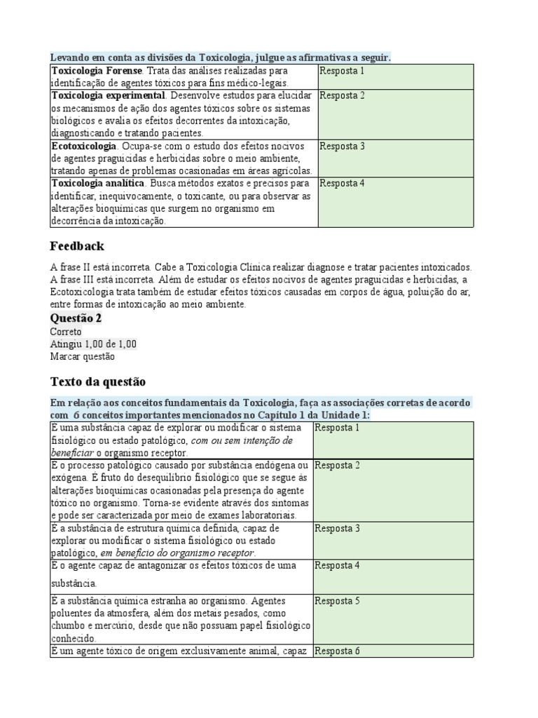 Aula Conceitos e Definições em Toxicologia e Toxicologia Forense