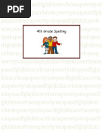 Download 4th Grade Spelling Words by CherylDick SN55823762 doc pdf