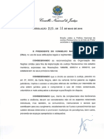 Politica Publica Nacional de Justiça Restaurativa No Ambito Do Poder Judiciario