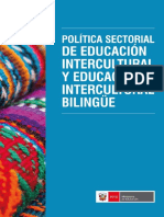 Política Sectorial de Educación Intercultural y Educación Intercultural Bilingüe