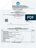 sertifikat Diklat pkg p4tkn