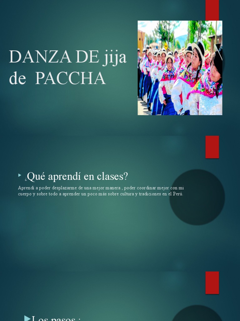 Aprendizaje en la Danza Jija de Paccha | PDF