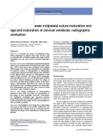 Relationship Between Midpalatal Suture Maturation