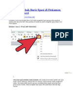 Cara Mengubah Baris Spasi Di Dokumen Microsoft Word