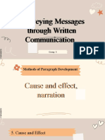 Conveying Messages Through Written Communication