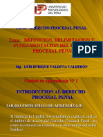1 Clase-Derecho Procesal Penal - Definicion, Fundamentacion DPP