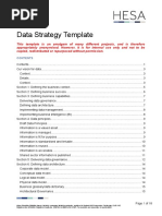 Data Strategy Template