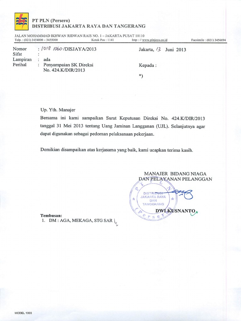 2013-05-31 SK DIR No. 424 UJL | PDF