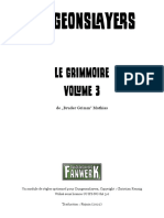 Dungeonslayers - Fanwerk - Le Grimmoire - Volume III