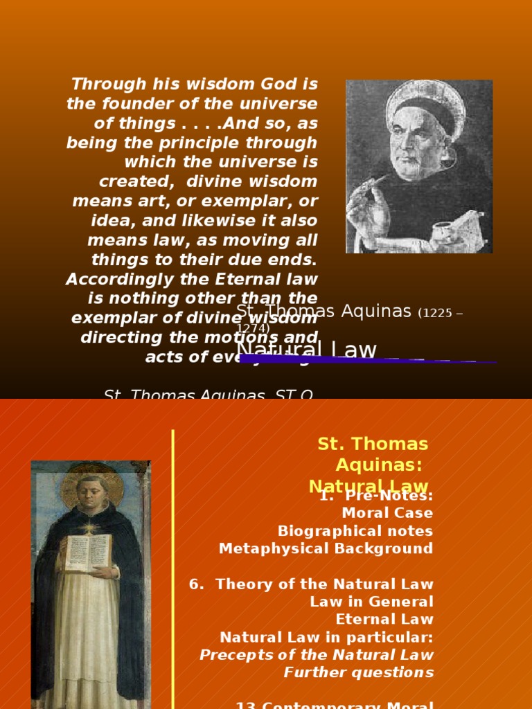 Aquinas' Natural Law Theory Explained | PDF | Natural Law | Thomas Aquinas