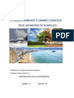 Cambio climático y medio ambiente en Acapulco