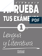 Lengua y Literatura 1, Oxford ESO - Ma. Teresa Bouza, Alicia Romeu - 1ra Edición