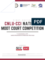 Moot Proposition - CNLU-CCI NMCC