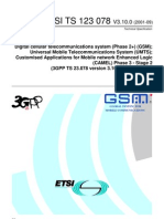 3GPP TS 23.078 Version 3.10.0 Release 1999