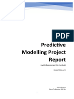 Predictive Modelling Project Report: Logistic Regression and LDA Case Study